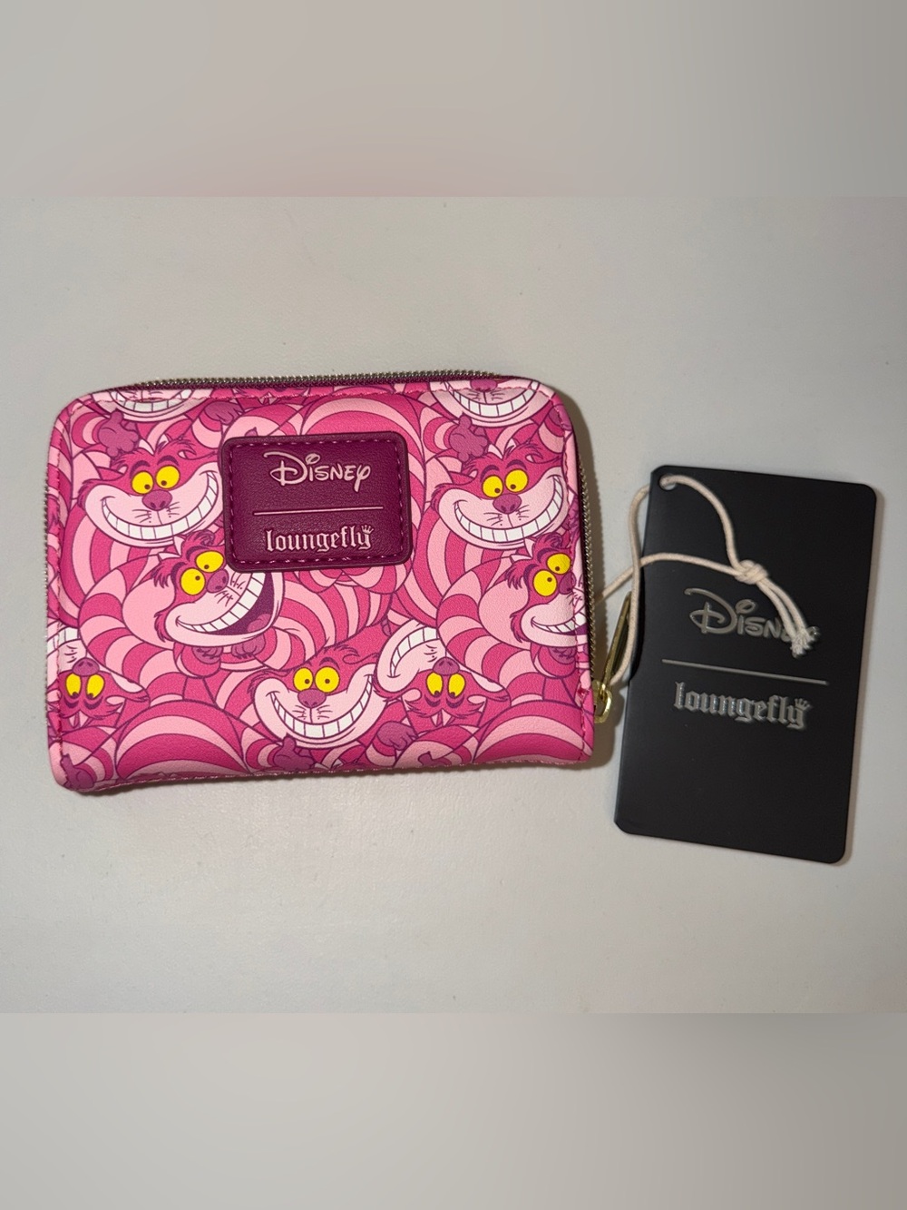 Loungefly Pink Cheshire Cat Zip Wallet